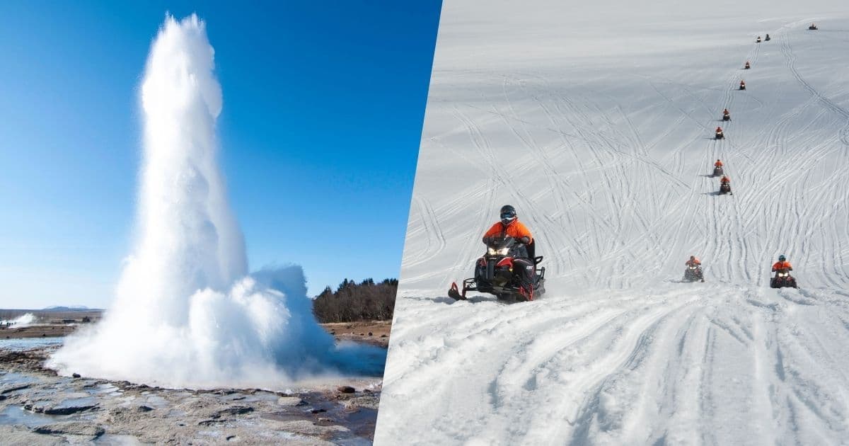 Snowmobiling on Langjokull Glacier and Secret Lagoon Tour: supplier photo 2
