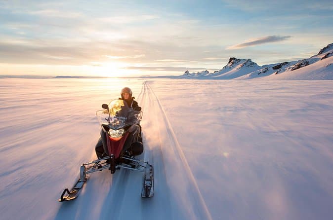 Snowmobiling on Langjokull Glacier and Secret Lagoon Tour: supplier photo 4