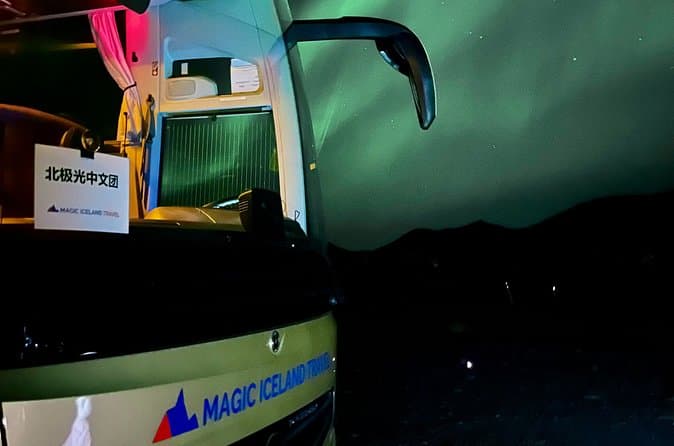 Iceland Reykjavik Northern Lights Bus Tour in Chinese 冰岛雷市中文极光团: supplier photo 2