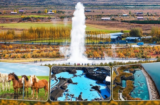 Golden Circle Tour, Horses and Blue Lagoon or Sky Lagoon: photo supplied by the booking partner