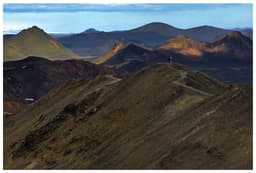 The banded rhyolite mountains of Landmannalaugar in the highlands
