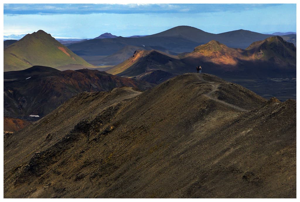 The banded rhyolite mountains of Landmannalaugar in the highlands