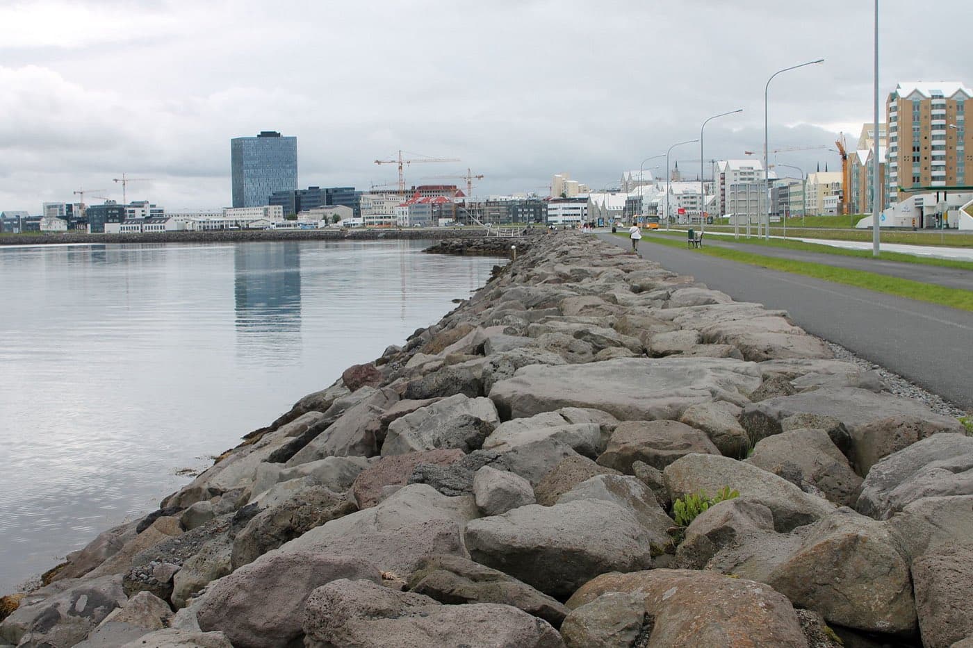 The Sun Voyager sculpture on the Reykjavik waterfront