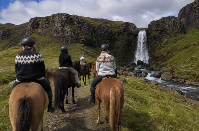 Írafoss Waterfall Horseback Riding Experience in South Iceland: supplier photo