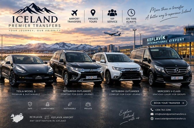 Private Transfer to/from Keflavík Airport & Reykjavík: photo supplied by the booking partner